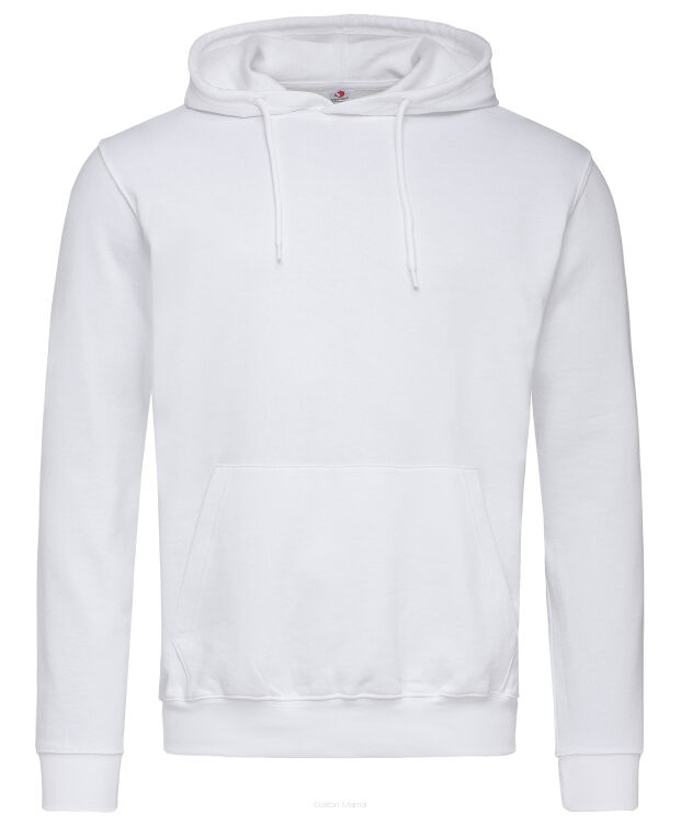 Stedman 4100 Hooded Pullover (White) WHI 