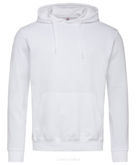 Stedman 4100 Hooded Pullover (White) WHI 