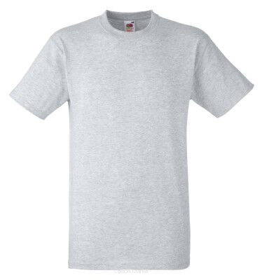 Fruit Of The Loom Heavy Cotton T Grey Heater 