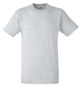 Fruit Of The Loom Heavy Cotton T Grey Heater 