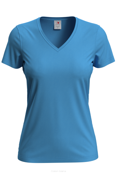 Stedman 2700 V-Neck Women (Light Blue) LBL