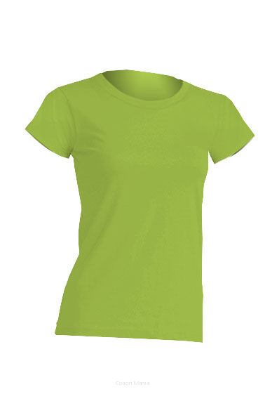  Koszulka Women Regular 150 LIME