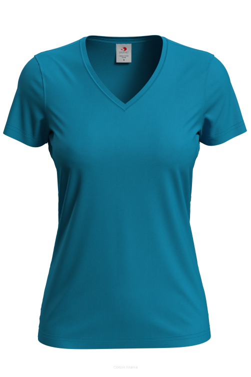 Stedman 2700 V-Neck Women (Ocean Blue) OCB