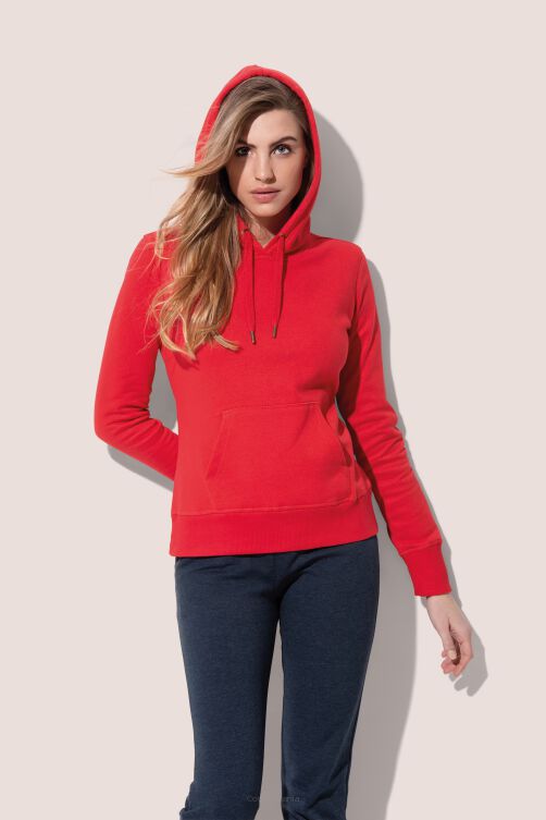 Stedman 5700 Active Hoody (Crimson Red) CSR