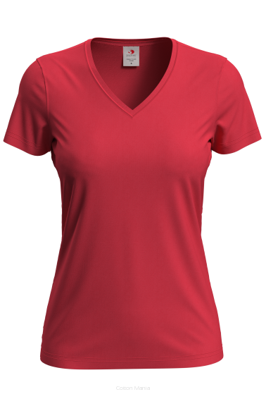 Stedman 2700 V-Neck Women (Scarlet Red) SRE