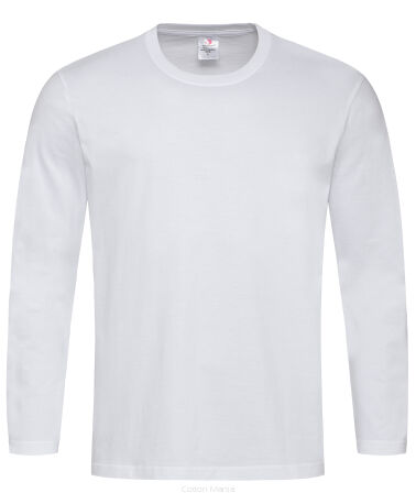 Stedman 2130 Comfort Long Sleeve Men (White) WHI